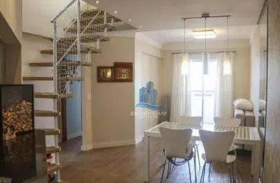 Cobertura com 2 dormitórios à venda, 130 m² por r$ 870.000,00 - santa maria - são caetano do sul/sp