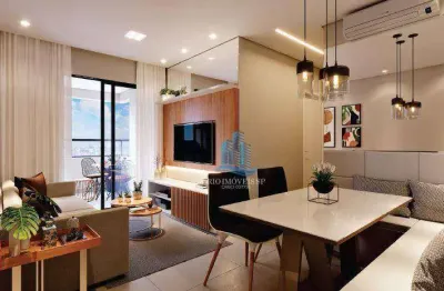 Apartamento com 2 dormitórios à venda, 64 m² por r$ 615.000,00 - campestre - santo andré/sp