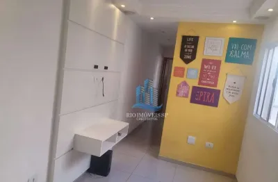 Apartamento com 2 dormitórios à venda, 50 m² por r$ 320.000,00 - utinga - santo andré/sp