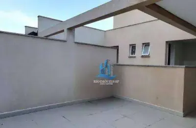 Cobertura com 2 dormitórios à venda, 84 m² por r$ 550.000,00 - campestre - santo andré/sp