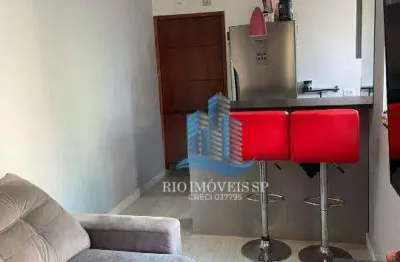 Cobertura com 2 dormitórios à venda, 81 m² por r$ 370.000,00 - parque capuava - santo andré/sp