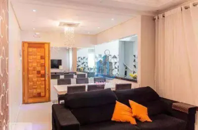Cobertura com 4 dormitórios à venda, 90 m² por r$ 1.007.000 - jardim - santo andré/sp