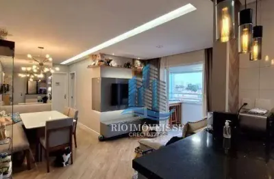 Apartamento com 2 dormitórios à venda, 70 m² por r$ 765.000,00 - barcelona - são caetano do sul/sp