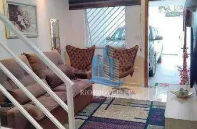 Sobrado com 3 dormitórios à venda, 89 m² por r$ 630.000 - campestre - santo andré/sp