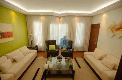 Sobrado com 3 dormitórios à venda, 360 m² por r$ 2.120.000,00 - campestre - santo andré/sp