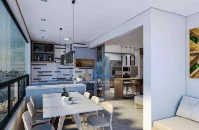 Apartamento com 3 dormitórios à venda, 127 m² por r$ 1.413.000,00 - centro - santo andré/sp