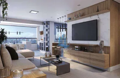 Apartamento com 3 dormitórios à venda, 127 m² por r$ 1.262.000,00 - centro - santo andré/sp