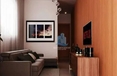 Apartamento com 2 dormitórios à venda, 44 m² por r$ 540.000,00 - campestre - santo andré/sp