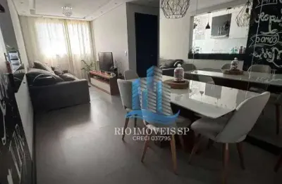 Apartamento com 2 dormitórios à venda, 51 m² por r$ 360.000,00 - utinga - santo andré/sp