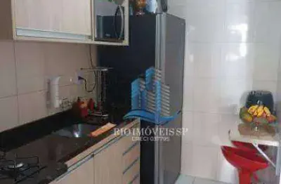 Apartamento com 2 dormitórios à venda, 53 m² por r$ 390.000 - campestre - santo andré/sp