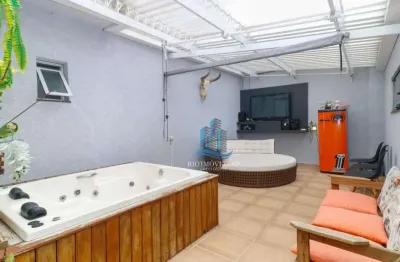 Cobertura com 2 dormitórios à venda, 160 m² por r$ 1.100.000,00 - santa maria - são caetano do sul/sp