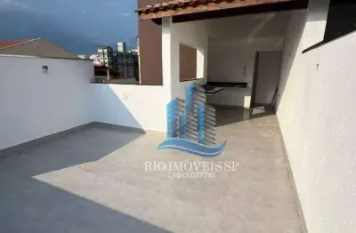 Cobertura com 2 dormitórios à venda, 90 m² por r$ 470.000,00 - santa maria - santo andré/sp