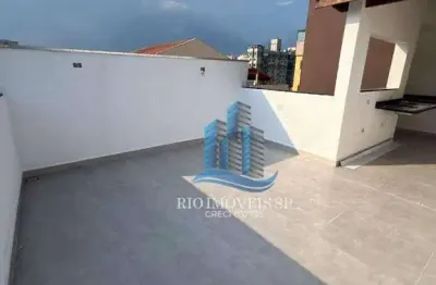 Cobertura com 2 dormitórios à venda, 90 m² por r$ 470.000,00 - santa maria - santo andré/sp