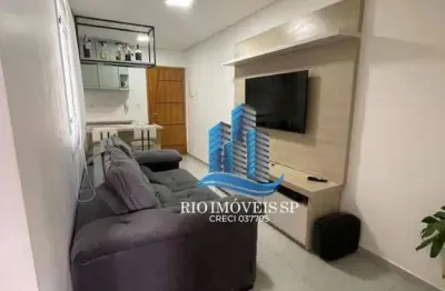 Cobertura com 2 dormitórios à venda, 90 m² por r$ 450.000,00 - vila vitória - santo andré/sp