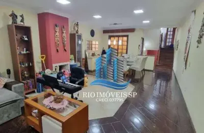 Sobrado com 3 dormitórios à venda, 330 m² por r$ 2.600.000,00 - santa maria - são caetano do sul/sp