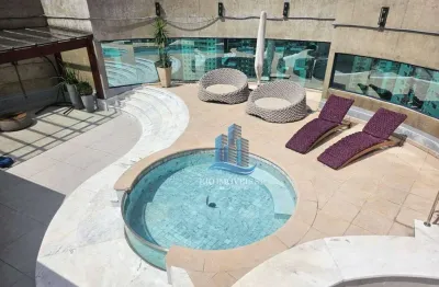 Apartamento triplex com 4 dormitórios à venda, 773 m² por r$ 8.000.000,00 - vila bastos - santo andré/sp