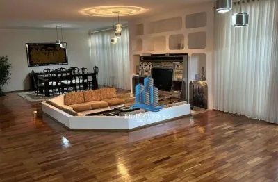 Casa com 6 dormitórios à venda, 463 m² por r$ 8.550.000 - vila assunção - santo andré/sp
