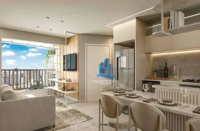 Apartamento com 2 dormitórios à venda, 54 m² por r$ 576.000,00 - campestre - santo andré/sp