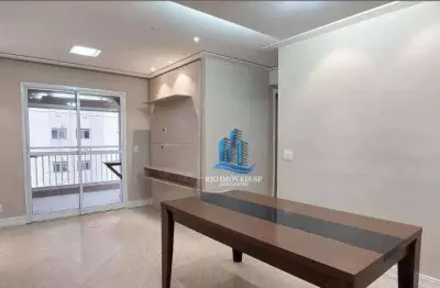 Apartamento com 3 dormitórios à venda, 77 m² por r$ 695.000 - campestre - santo andré/sp