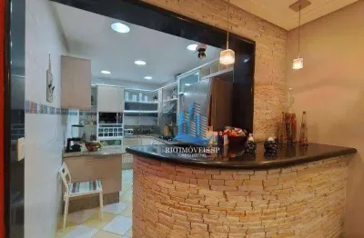 Cobertura com 3 dormitórios à venda, 179 m² por r$ 820.000,00 - nova gerti - são caetano do sul/sp