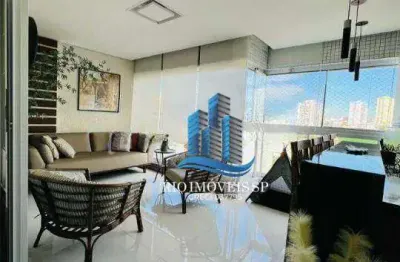 Apartamento com 3 dormitórios à venda, 158 m² por r$ 2.200.000,00 - barcelona - são caetano do sul/sp