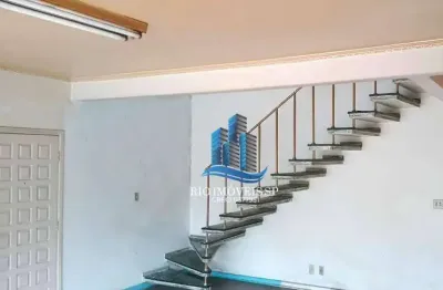 Sobrado com 3 dormitórios à venda, 214 m² por r$ 740.000 - centro - santo andré/sp