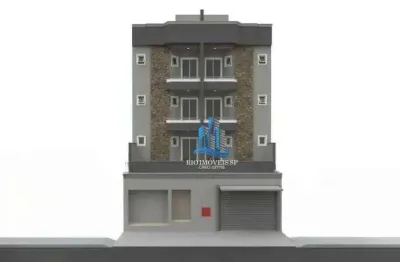 Cobertura com 2 dormitórios à venda, 104 m² por r$ 580.000,00 - vila alzira - santo andré/sp