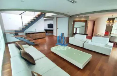 Cobertura com 5 dormitórios à venda, 414 m² por r$ 3.500.000,00 - jardim - santo andré/sp