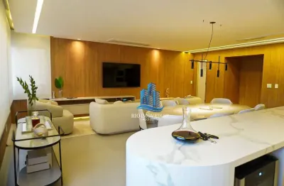 Apartamento com 3 dormitórios à venda, 153 m² por r$ 2.200.000,00 - jardim - santo andré/sp