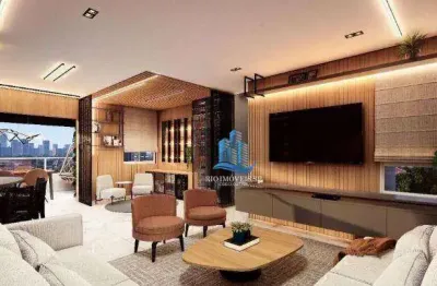 Apartamento com 2 dormitórios à venda, 94 m² por r$ 1.240.000 - vila valparaíso - santo andré/sp