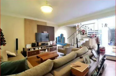 Sobrado com 3 dormitórios à venda, 197 m² por r$ 1.270.000,00 - campestre - santo andré/sp