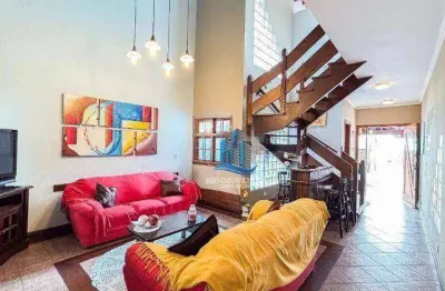 Sobrado com 4 dormitórios à venda, 338 m² por r$ 1.990.000,00 - campestre - santo andré/sp