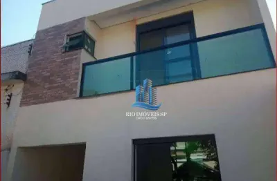 Sobrado com 3 dormitórios à venda, 120 m² por R$ 900.000,00 - Campestre - Santo André/SP