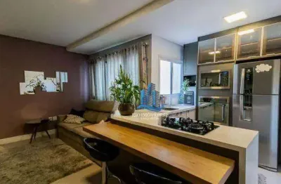 Cobertura com 3 dormitórios à venda, 140 m² por R$ 640.000,00 - Vila Valparaíso - Santo André/SP