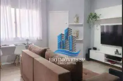 Apartamento com 2 dormitórios à venda, 70 m² por R$ 340.000,00 - Vila Valparaíso - Santo André/SP