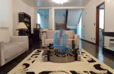 Sobrado com 5 dormitórios à venda, 380 m² por r$ 2.300.000,00 - campestre - santo andré/sp