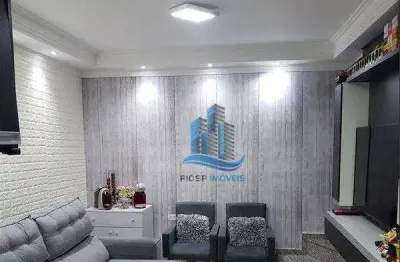 Apartamento com 2 dormitórios à venda, 112 m² por r$ 450.000,00 - vila camilópolis - santo andré/sp