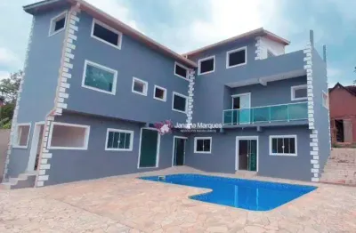 Chácara com 4 dormitórios à venda, 1080 m² por r$ 850.000,00 - pousada bandeirantes - araçariguama/sp