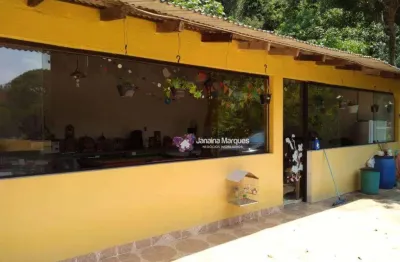 Chácara com 3 dormitórios à venda, 5000 m² por r$ 700.000,00 - bairro da lagoa - araçariguama/sp