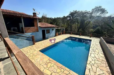 Chácara com 4 dormitórios à venda, 2040 m² por r$ 500.000,00 - saboó - são roque/sp