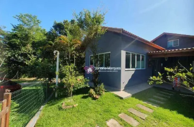 Casa com 2 dormitórios à venda, 100 m² por r$ 350.000,00 - camping serra da estrela - araçariguama/sp