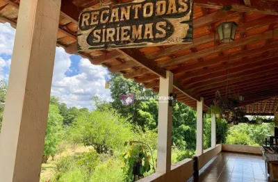 Sítio com 4 dormitórios à venda, 15100 m² por r$ 1.350.000,00 - meirelles - araçariguama/sp