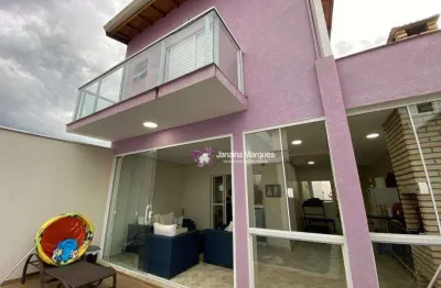Sobrado com 3 dormitórios à venda, 210 m² por r$ 850.000,00 - jardim bela vista - araçariguama/sp