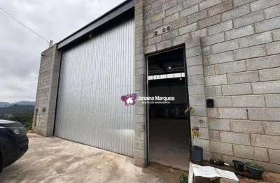 Galpão para alugar, 320 m² por r$ 9.600,00/mês - cruz almas - araçariguama/sp