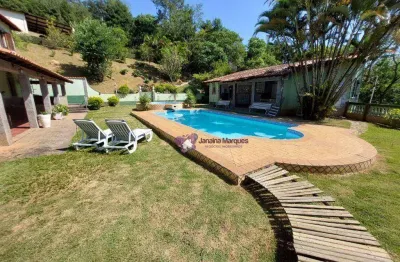 Chácara com 5 dormitórios à venda, 2800 m² por r$ 1.300.000,00 - condomínio restinga verde - são roque/sp