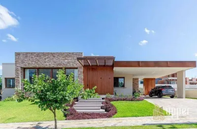 Casa com 4 dormitórios à venda, 355 m² por r$ 3.290.000,00 - condomínio cyrela landscape seminário - gravataí/rs