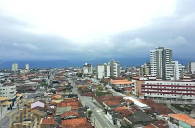 Apartamento frente ao mar na praia do mirim – 02 dormitórios com sacada gourmet e lazer completo