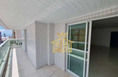 Apartamento com 3 dormitórios à venda, 129 m² por r$ 720.000,00 - vila assunção - praia grande/sp