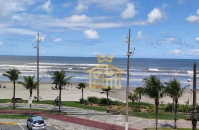 Apartamento 02 quartos frente praia amplo a venda - bairro caiçara - praia grande