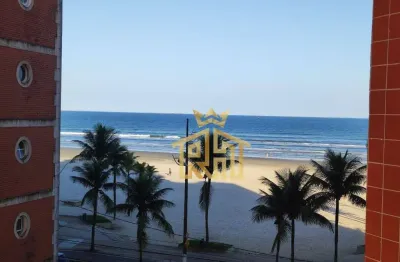 Apartamento à venda, com 2 dormitórios, de frente para o mar, no bairro tupi, em praia grande, sp.